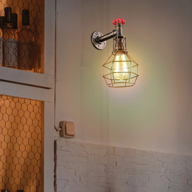 Retro Wandleuchte Innen: Lampen & Leuchten Ø 20 cm |E27~2388
