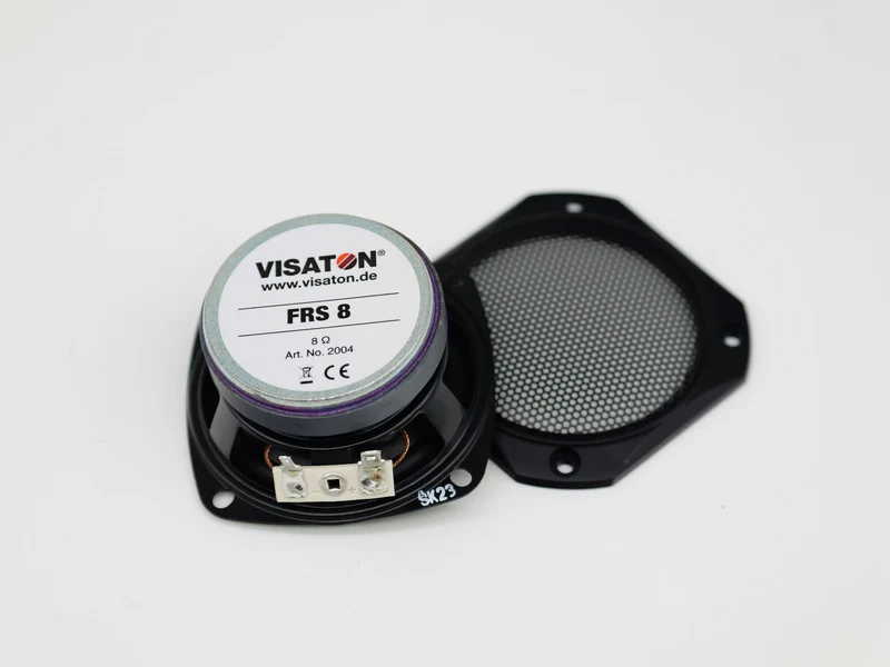 Visaton FRS 8, 3.3 Zoll 8 cm Funk Lautsprecher 30W 8 Ohm Schwarz