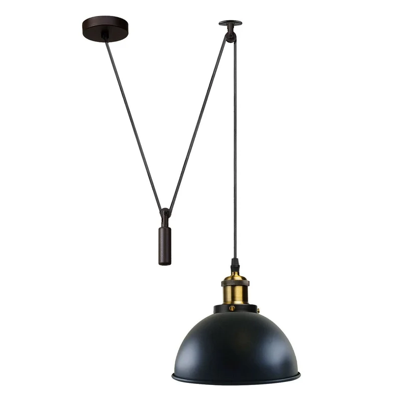 Pendelleuchte in Schwarz Deckenlampe für Wohnzimmer ~2265