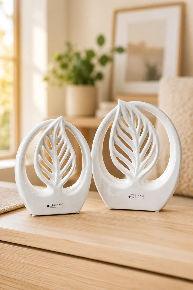 Dekoobjekt Denia LED creme-weiß