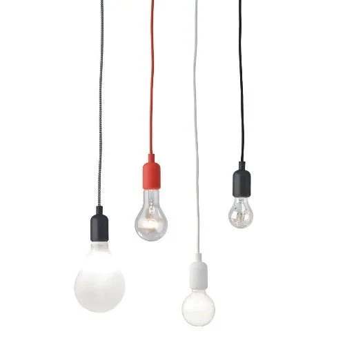Sompex Colore Pendelfassung E27 mit Textilkabel – Weiß