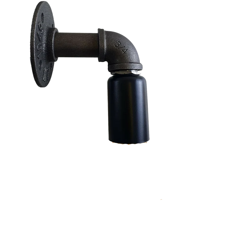 Moderne Industrielle Retro Vintage Rustikale Wandleuchte Wandleuchte Lampenfassung Schwarz Rohrlampen~2375