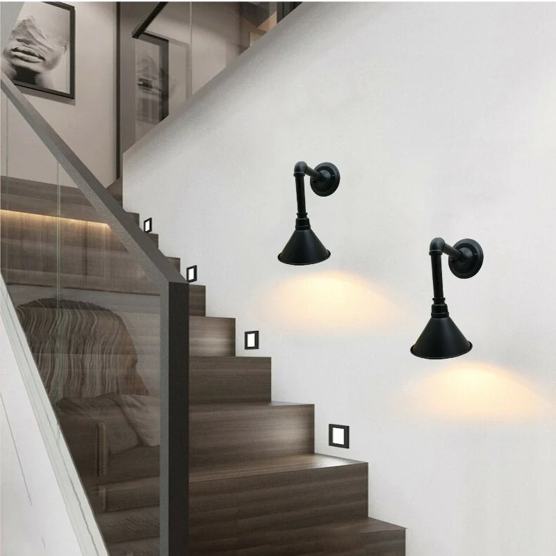 Lampe Wasserrohr Industriedesign Wandleuchten E27~2337