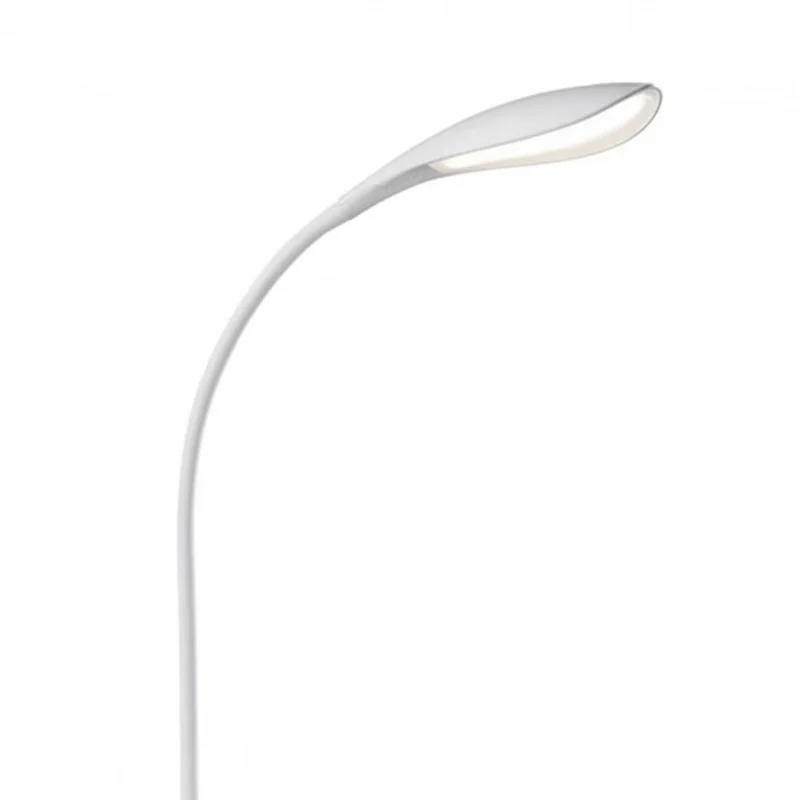 LED Leseleuchte mit Schwanenhals Weiß – Moderne Stehleuchte LOTUS von Sompex