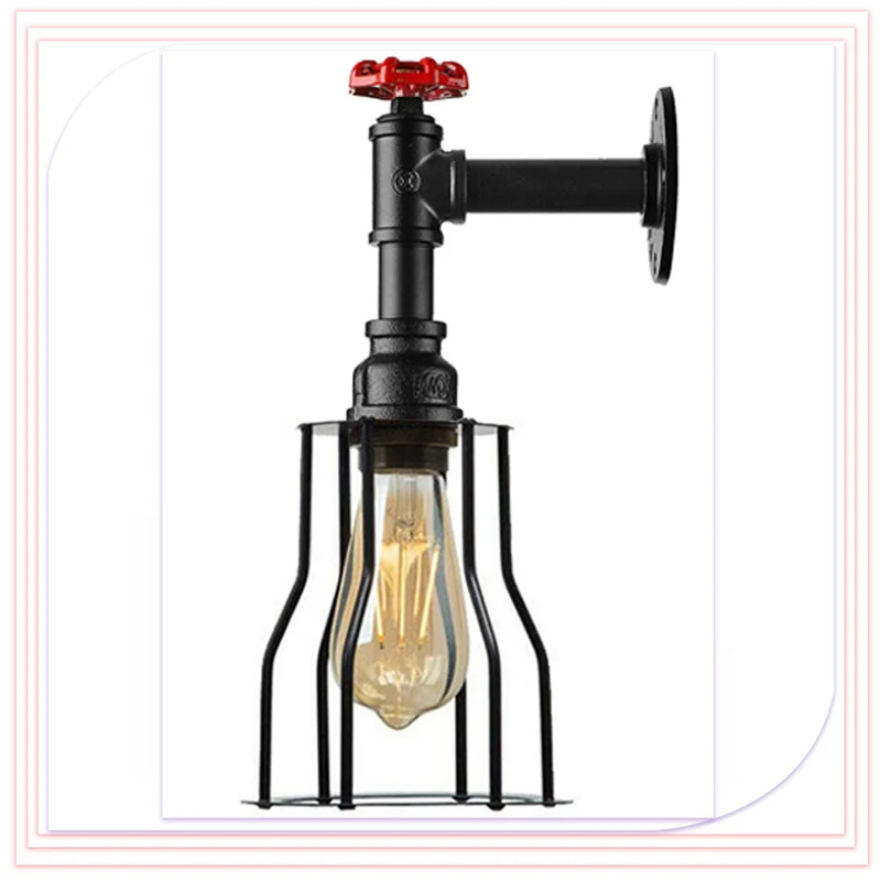 Vintage Wandlampe Retro Wandleuchte Metall E27 LED~2333
