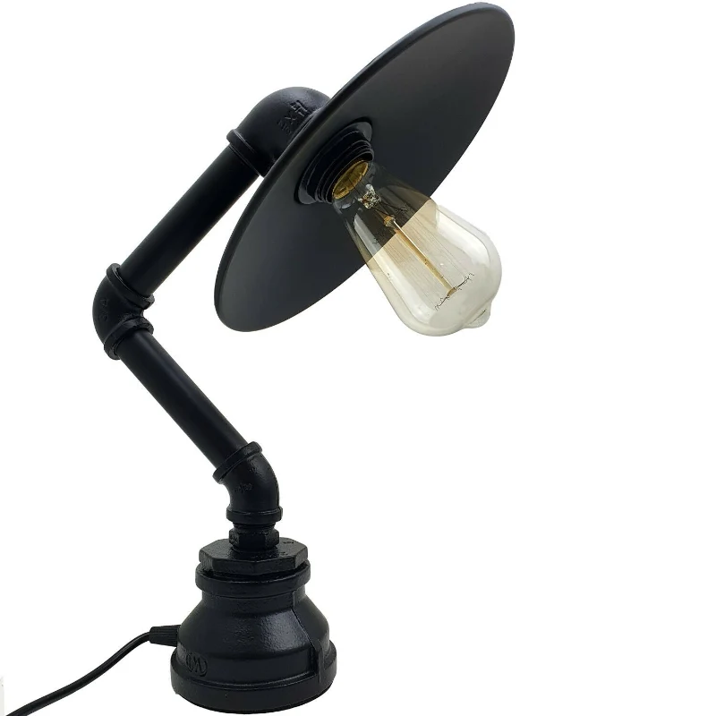 Designer tischlampen, schwarz, 40 cm hoch, Nachttischlampen~2320