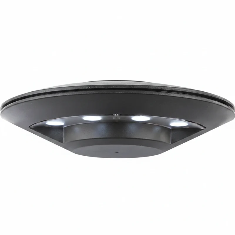 Moderne LED Außenwandleuchte mit Lichteffekt 'Millennium'