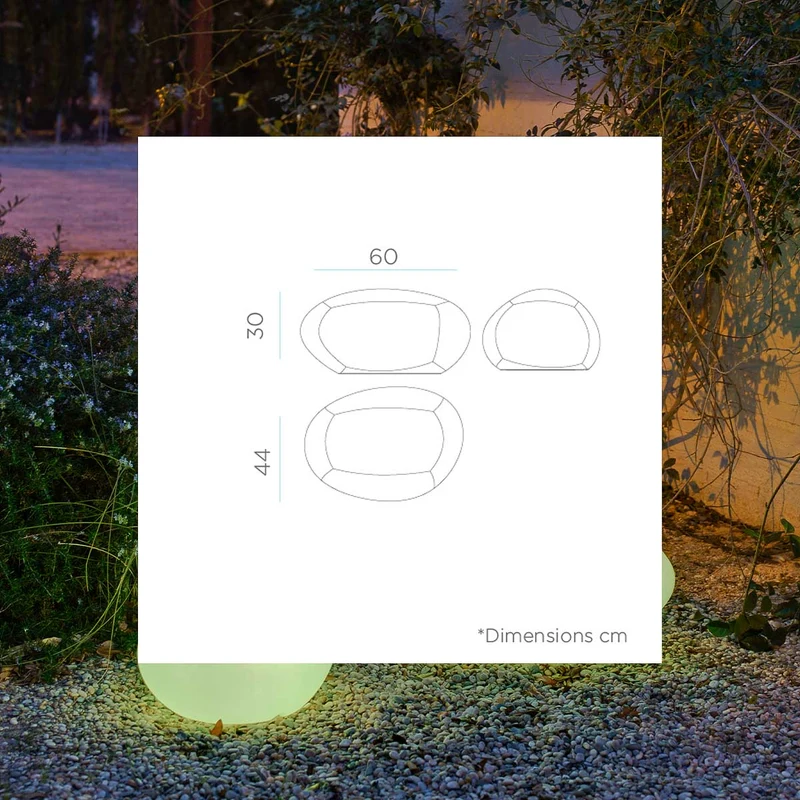 Petra 60 dekorative Lampe