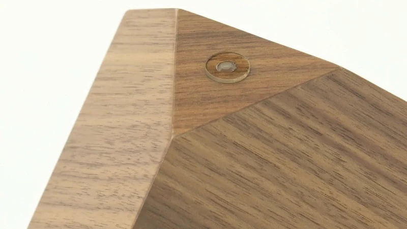 AIKIDO Table à manger ronde avec plateau en verre laqué