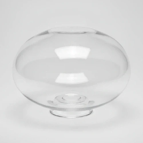 Ersatzglas Lampenschirm „Wolke“ klar – runder Glasschirm für G4