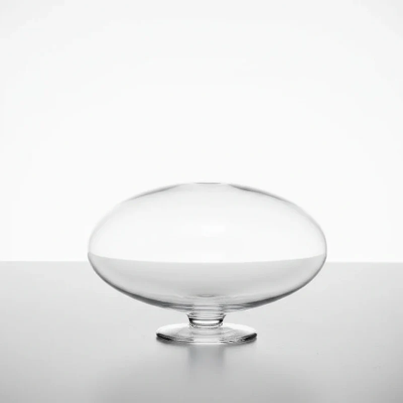 Ersatzglas Lampenschirm „Wolke“ klar – runder Glasschirm für G4