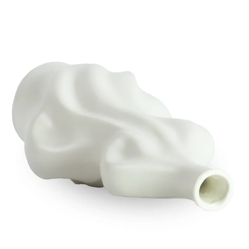 Alva Keramikvase weiß 25 cm