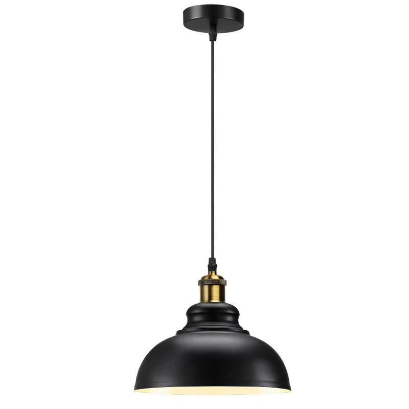 LEDSONE Industrie Pendelleuchte Schwarz Ø 29cm ~1890