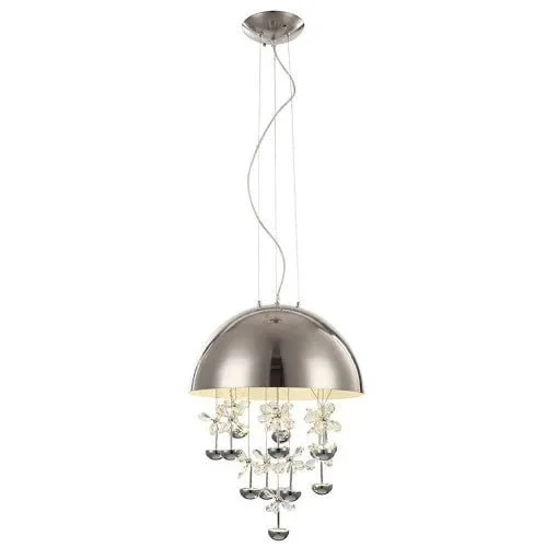 LED Kristall Hängeleuchte mit Glas-K9-Kristallbehang – Moderner Lüster