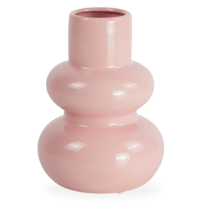Bliss Keramikvase rosa 19,5 cm