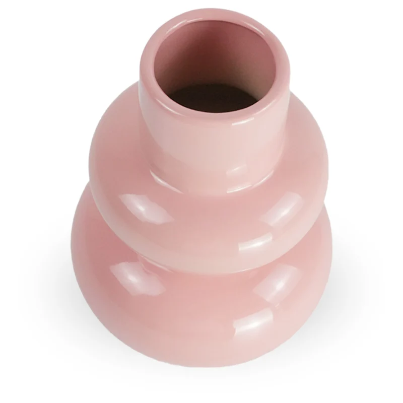 Bliss Keramikvase rosa 19,5 cm