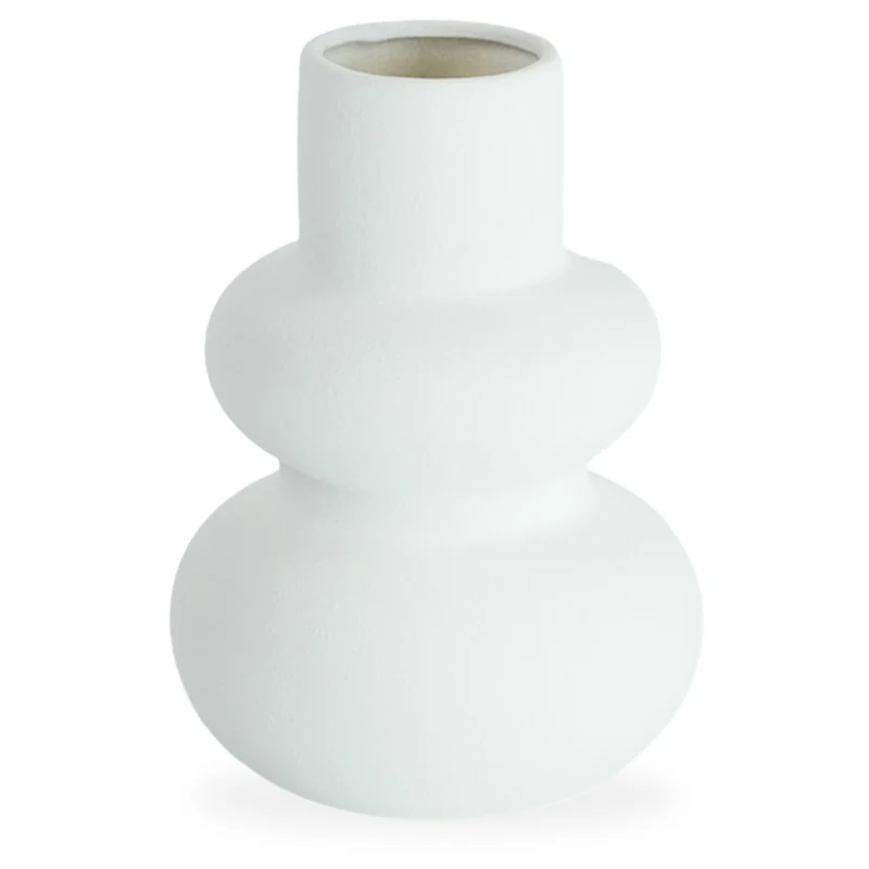 Bliss Keramikvase weiß 19,5 cm