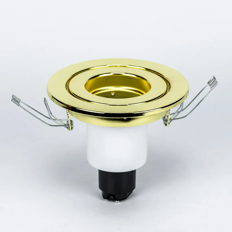 Venus Einbaustrahler Gold schwenkbar – E27 Fassung, rund, 230 V