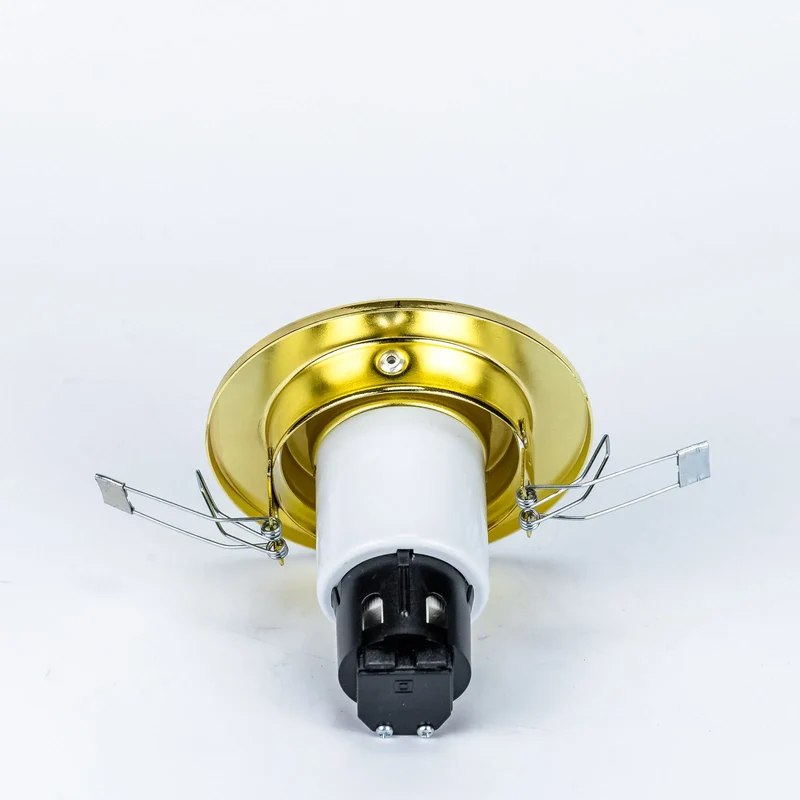 Venus Einbaustrahler Gold schwenkbar – E27 Fassung, rund, 230 V