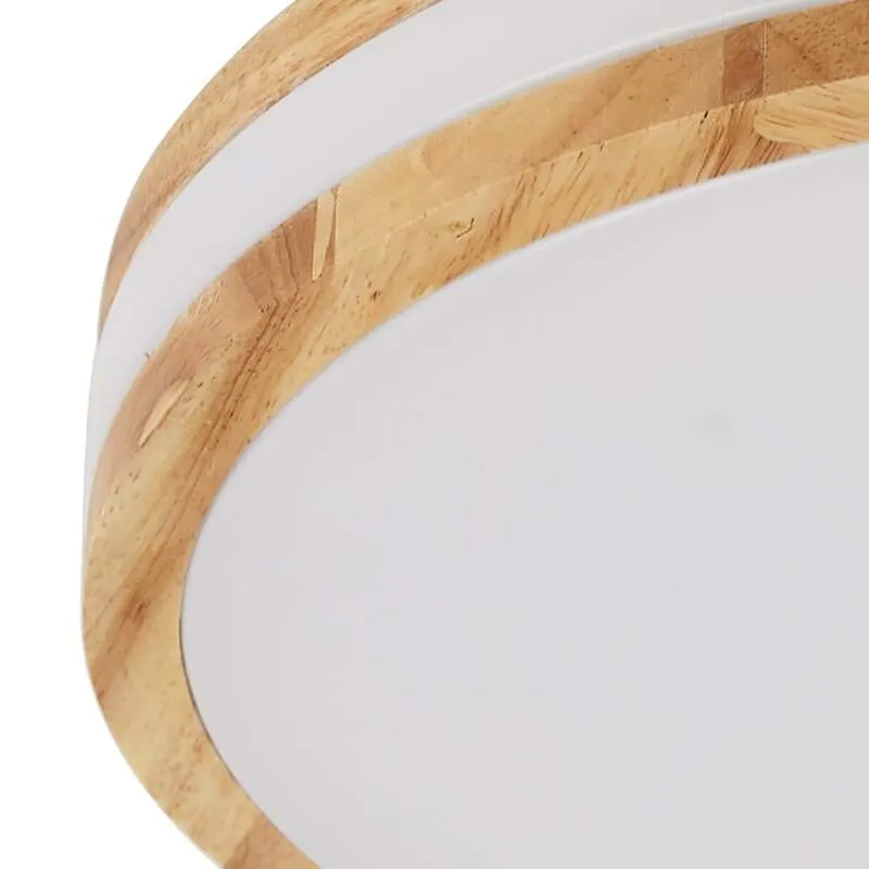 B-Ware Lindby Deckenlampe Leuchte Emiva LED Lampe dimmbar Holz hell Ø40cm CCT