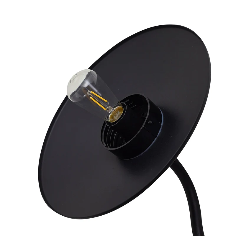 B-Ware Lindby Solar Wandleuchte Außen Gartenleuchte Virane LED Lampe schwarz Aluminium