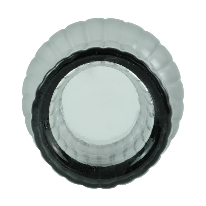 Hera Glasvase grau 23 cm