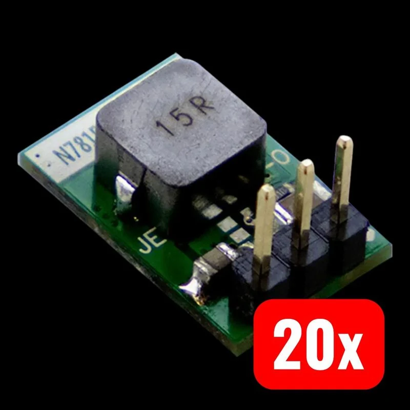 20x B-Ware Mean Well DC/DC-Wandler N7812-1PH 1A 12W Heizgerät 8-20V 89% Wirkungsgrad