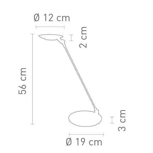 LED Schreibtischleuchte HIT – 3-Stufen dimmbar, Tageslicht 5500K, Weiß