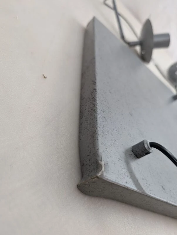 B-Ware Hängeleuchte Valerya 7-flammig dimmbar silber kupfer Metall Glas 145cm Länge