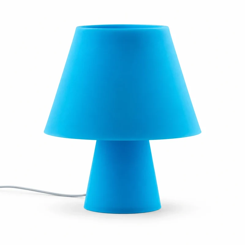 Sompex NUMEN Tischlampe aus formbarem Silikon – Blau, 42 cm, E27