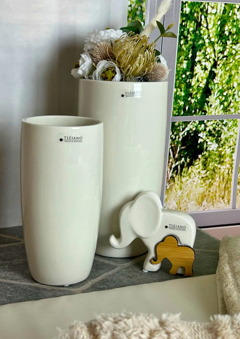 Vase Florentino creme