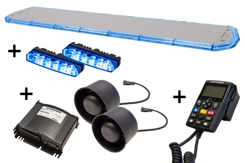 Komplettset 4 - Standby LB200 mit MS-350 und L54 Frontblitzer