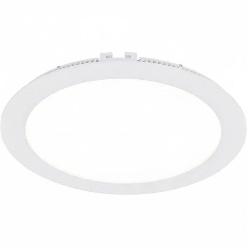 Näve LED Einbauleuchte Panel rund 12 W – 900 lm, 4000 K, weiß