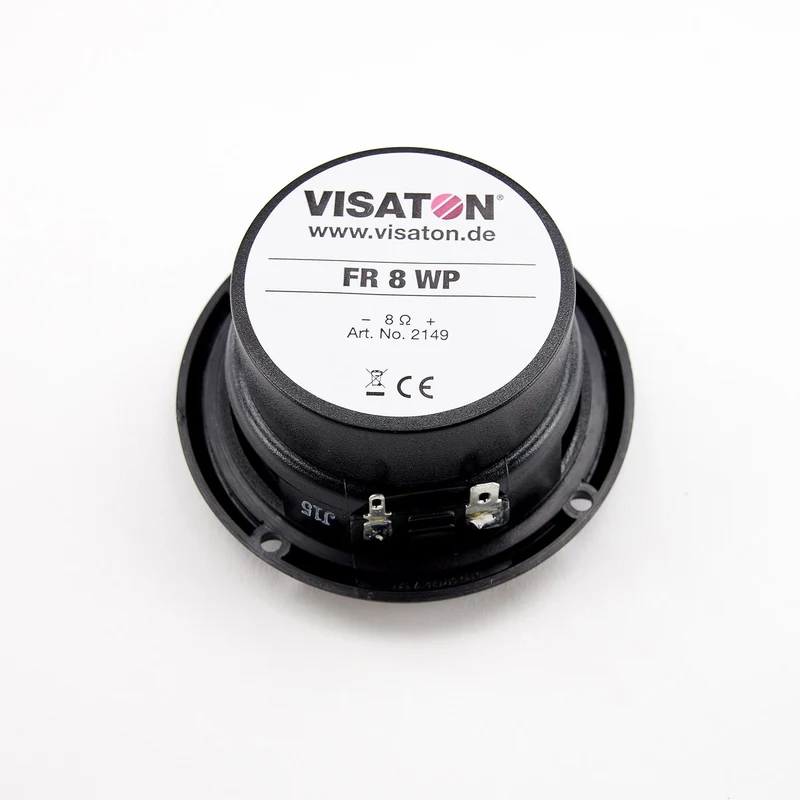 VISATON FR 8 WP, seewasserfester Breitbandlautsprecher, 4 oder 8 Ohm, 8cm, 15 Watt