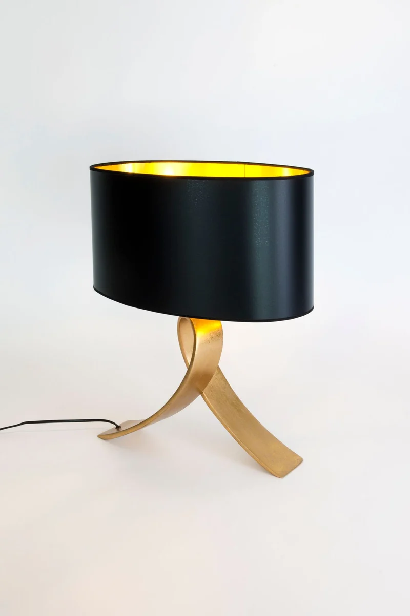 Tischlampe Ciclo Oval mit Schirm 40x22cm