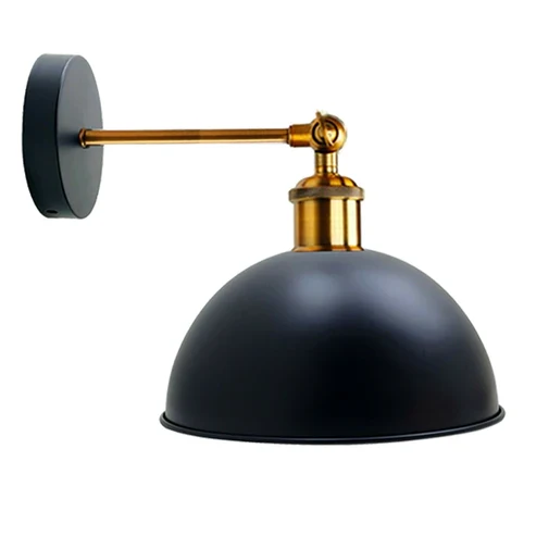 Wandleuchte Retro Wandstrahler Vintage Wandspot E27 verstellbare flur ~2090