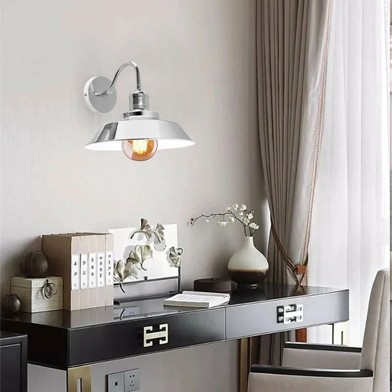 Modern Chrome farbe wandleuchte treppenhaus innen lampe~2025