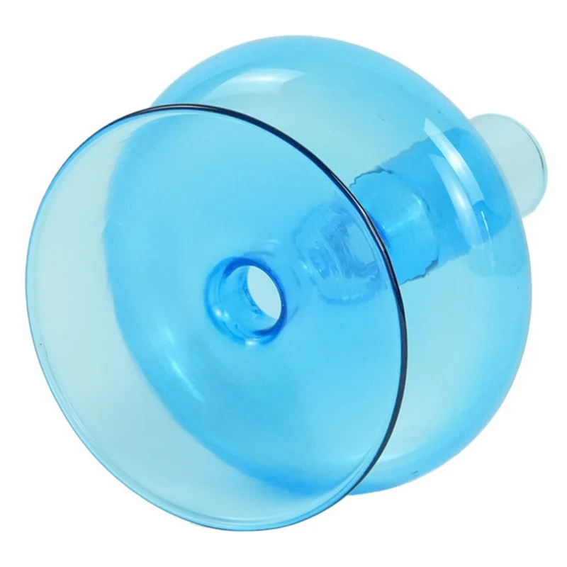 Elly Glas-Kerzenhalter blau 12 cm