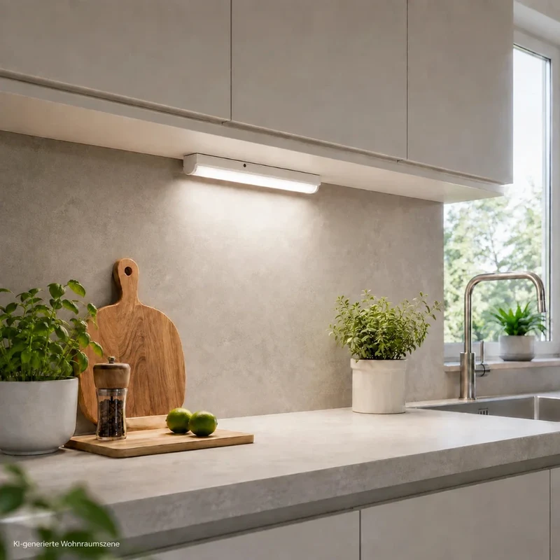 LED Unterbauleuchte Küche Starled Combi 6W – Lichtleiste für Unterschrank, warmweiß 3000 K