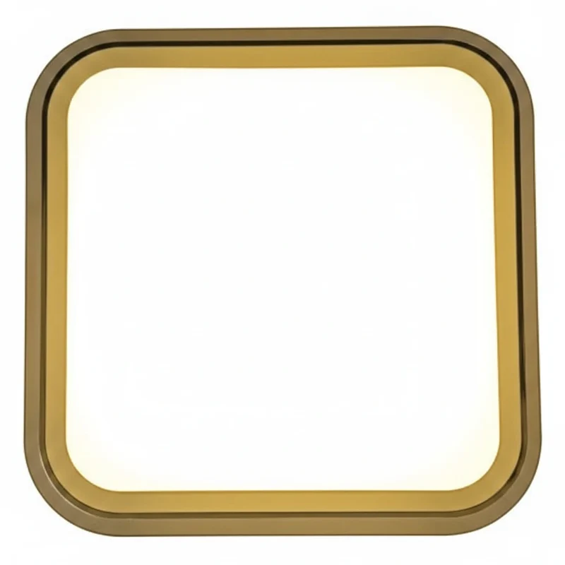 Näve LED Deckenleuchte 33 x 33 cm – Retro Space-Age Design mit Rauchacryl