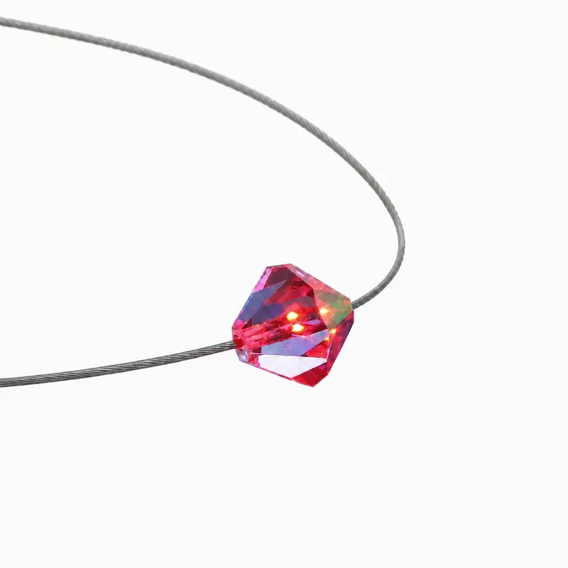 Armband LED Kristall Bicone Rot mit Swarovski®- Elements