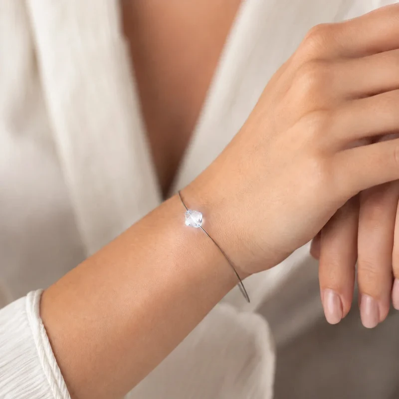 Armband LED Kristall Bicone Weiß mit Swarovski®- Elements