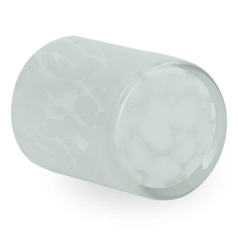 Nina Glas-Teelichthalter weiß 10 cm