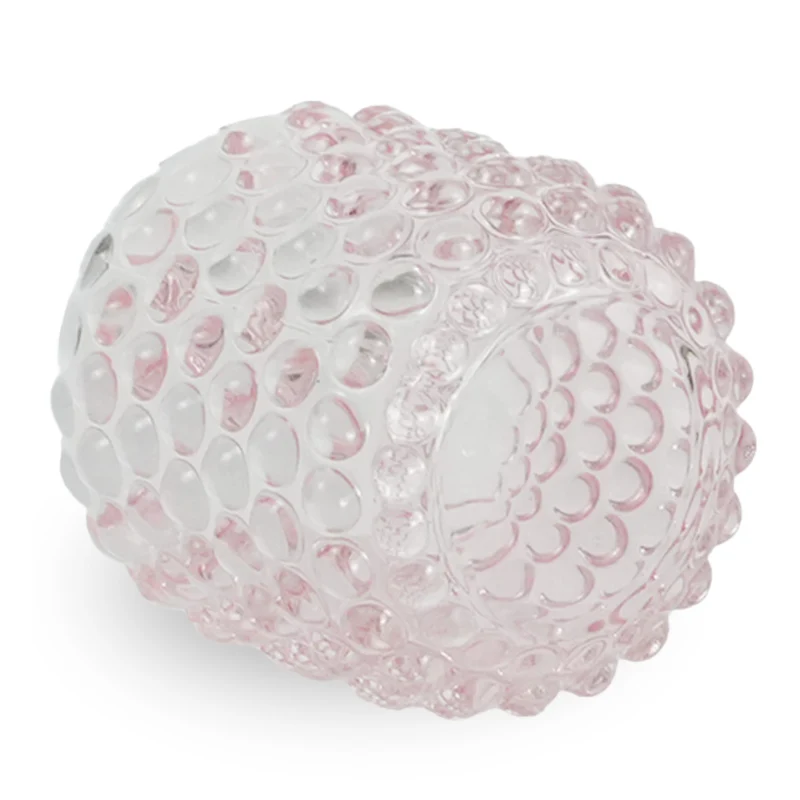 Nelly Glas-Teelichthalter rosa 8,5 cm