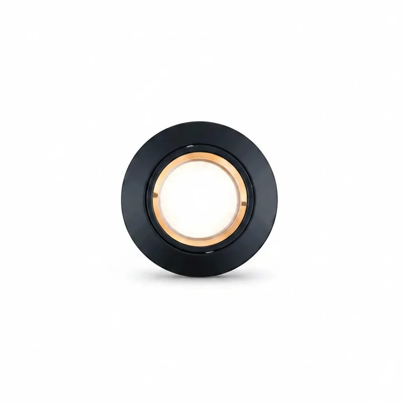 LED Einbaustrahler Schwarz – GU10 – 5 W – rund – 230 V – ohne Sprengring – Relco