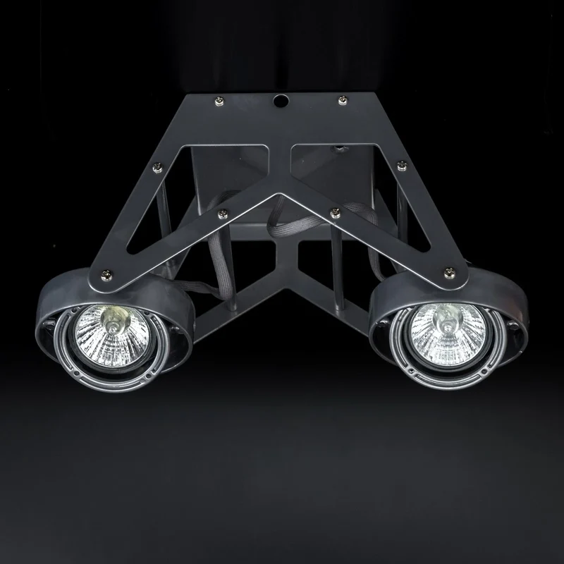 LED Deckenleuchte WAP 2-flammig GU10 kardanischer Deckenstrahler im Industrie-Design Made in Italy