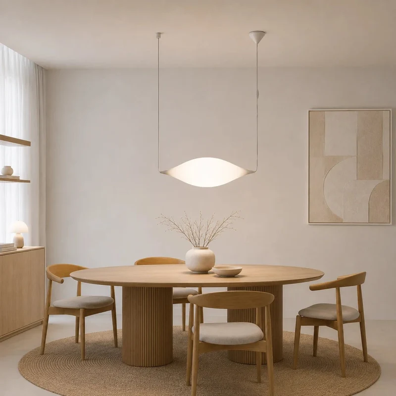 Design Hängelampe ALIEN mit Steckerkabel – Pendelleuchte ohne Deckenanschluss, E27