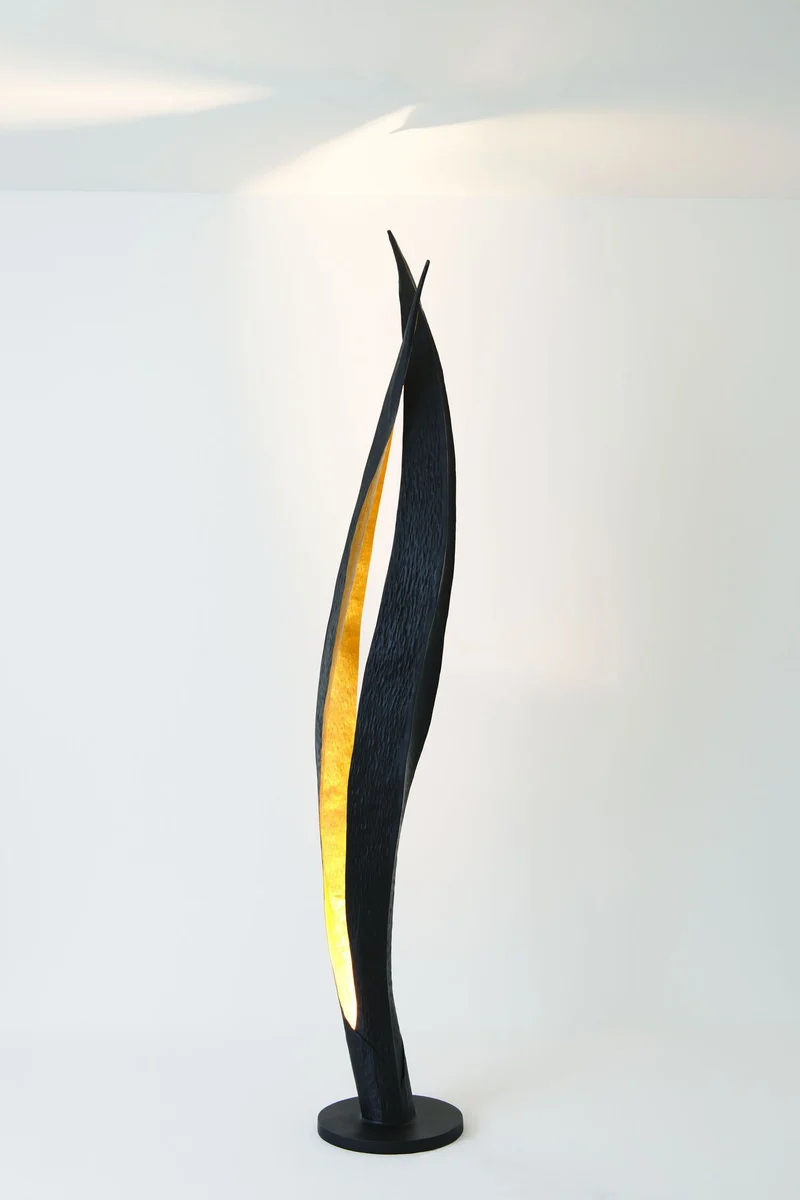 Stehlampe Barbone Rund 167 cm Gold