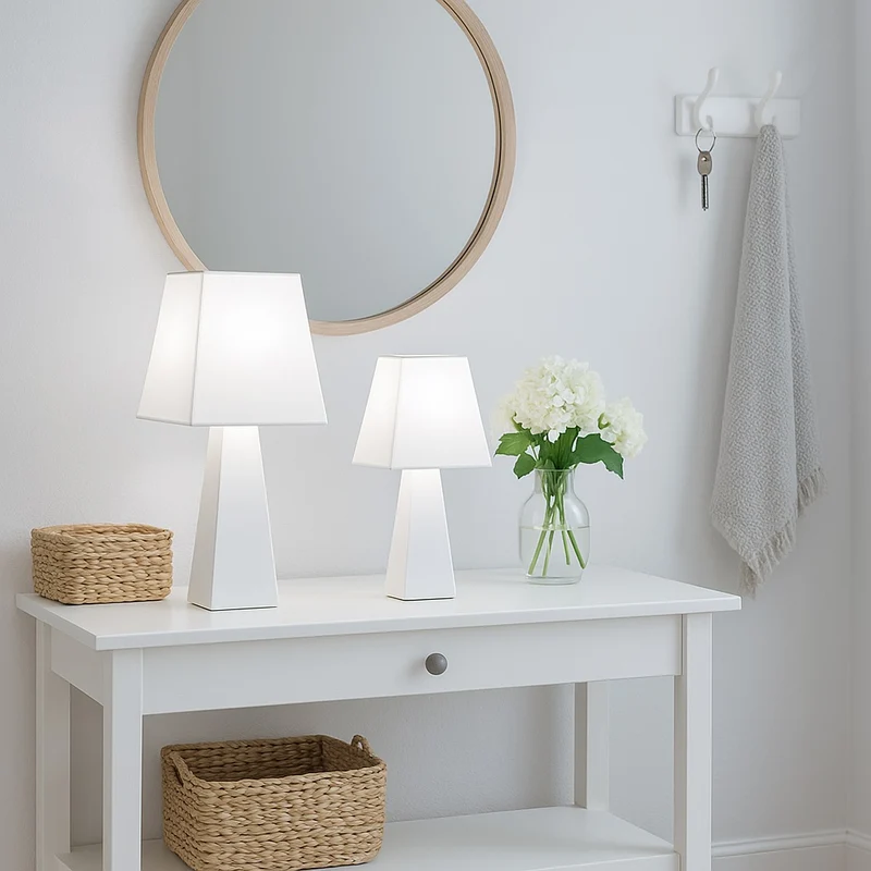 Lampe Crotone eck. creme