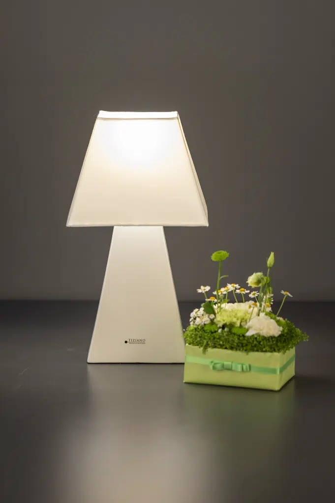Lampe Crotone eck. creme